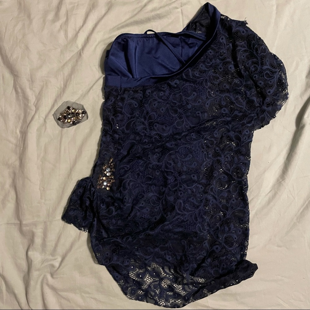 Old Dance Costume w/ clip on hair piece